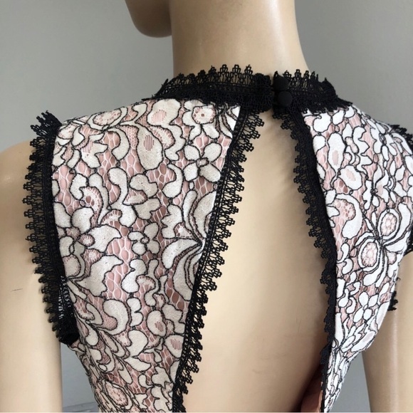 TAVE DECADENCE dress cream & black open back - Picture 9 of 16